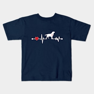 Labrador Retriever Heartbeats Kids T-Shirt